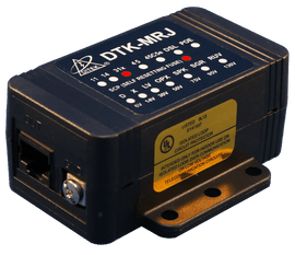 Control Panel Dialer Protector - RJ45 Mod Jack for  RJ31X dialer circuits with Patch Cord. 150 mA self resettable fuse