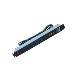 12 Outlet 1U Rack Mount Surge Protector 15' Cord 