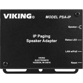 Viking Electronics PSA-IP IP Paging Speaker Adapter Viking Electronics PSA-IP IP Paging Speaker Adapter