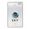 Indoor No Touch Stainless Steel No Touch Request to Exit Button with Time Delay