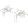 Chatsworth 10595-718 Ladder to Rack Mounting Plate Black