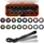 Klein Tools 65431LP KNECT 17-Piece Low-Profile Ratcheting Socket Set, SAE and Metric