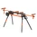 Klein Tools 66184 Adjustable Rolling Miter Saw Stand, 500 lb Capacity, Telescoping Arms