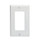 2 Port Keystone Decorator Plate with VGA Pass Thru 2 Port Keystone Decorator Plate with VGA Pass Thru