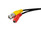 50' CCTV Video and Power Cable BNC 2.1mm