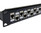24 Port Cat 6A Shielded 1U Staggered Snap In Jack Patch Panel
