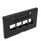 Leviton Black Quickport 4-Port Cubicle Data Plate 49910-HE4