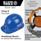 Klein Tools 60248 Hard Hat Non-vented Cap Style Blue