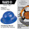 Klein Tools 60249 Hard Hat Non vented Full Brim Blue