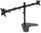 Manhattan 461559 Universal Dual Monitor Stand with Double-Link Swing Arms