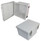 10x8x6 Fiberglass Weatherproof NEMA 4X Enclosure with Blank Aluminum Back