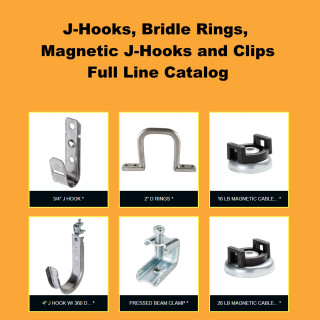 Differences Between J-hooks and Bridle Rings in a Network Installation Differences Between J-hooks and Bridle Rings in a Network Installation