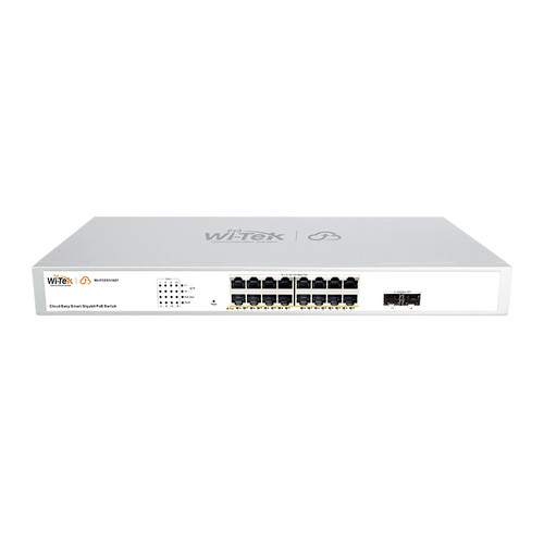 18 Ports Cloud Managed Smart GPOE+ Switch 16PoE+ 2 SFP Uplinks