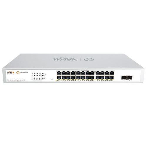 26 Ports Cloud Managed Smart GPOE+ Switch 24PoE+ 2 SFP Uplinks 382W 26 Ports Cloud Managed Smart GPOE+ Switch 24PoE+ 2 SFP Uplinks 382W