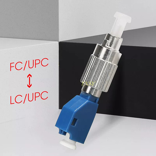 FC-M/UPC to LC-F/UPC Fiber Optic Coupler Simplex Adapter Singlemode FC-M/UPC to LC-F/UPC Fiber Optic Coupler Simplex Adapter Singlemode