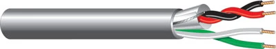 West Penn 356 20 and 18 AWG 4 Conductor Stranded 2 Shielded 2 Unshielded CMR Riser Cable