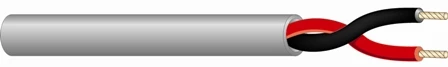 West Penn 25221B 22 AWG 2 Conductor Stranded Unshielded CMP Plenum Cable