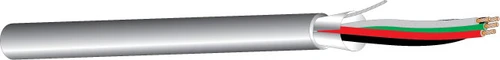 West Penn 253244B 18 AWG 4 Conductor Stranded Shielded CMP Plenum Cable