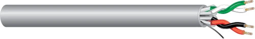West Penn 25510B 22 AWG 2 Pair Stranded Individually Shielded CMP Plenum Cable