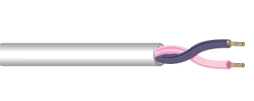 West Penn LED162P 16 AWG 2 Conductor Solid Unshielded LED Dimming CMP Plenum Cable