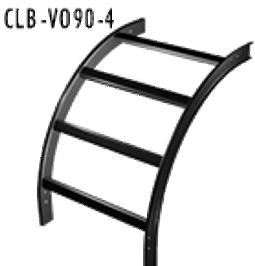 CLB-VI90 Cable Ladder 12" Wide, 90 Degree Vertical Inside Bend CLB-VI90 Cable Ladder 12" Wide, 90 Degree Vertical Inside Bend