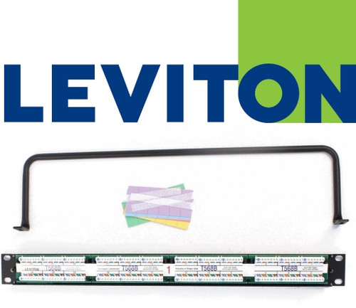 Leviton | 69586-U24 | 24 Port | Category 6 | Patch Panel