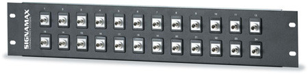 24ST-FT 24 Fiber ST MM Feed Thru Patch Panel 19" 2RU