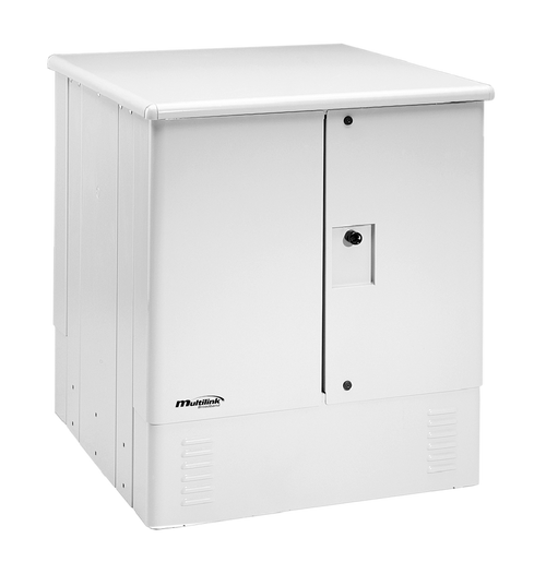 SmartPed 3000-FNC, Gray, Power Supply Shelf, Battery Tray & Fiber Slack Storage Hooks