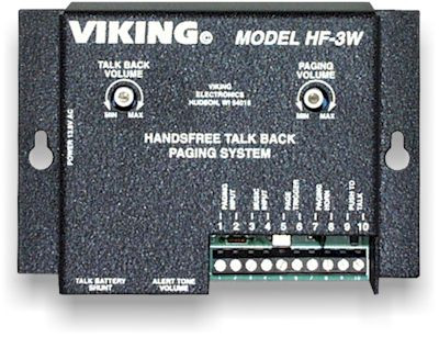 Viking HF3W Allow Employees to Respond to Paging Messages Handsfree
