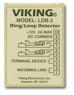 Viking LDB2 Provide a Contact Closure on incoming Ring as Well as Loop