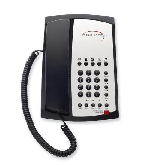 Telematrix 3102MWD5 Two Line 5 Button Speakerphone Black 321491