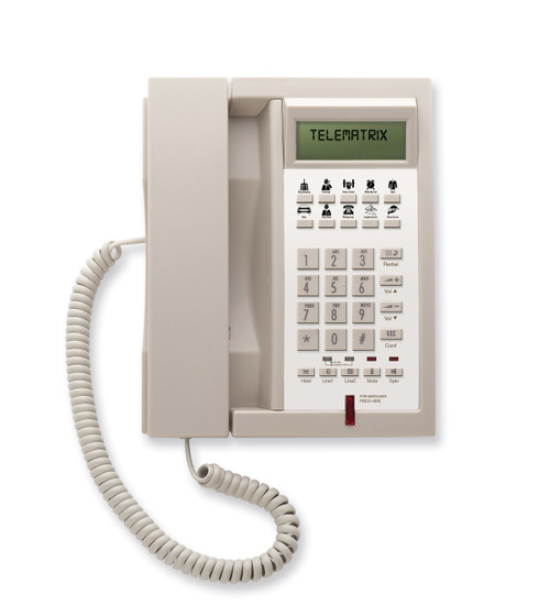 Telematrix 3302IP-MWD Two Line SIP Guest Room Phone Ash 34359IP Telematrix 3302IP-MWD Two Line SIP Guest Room Phone Ash 34359IP