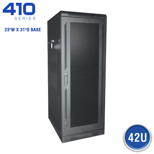 FE4119-40-02  | 19" | Network | Floor | Enclosure | Acrylic | Door 