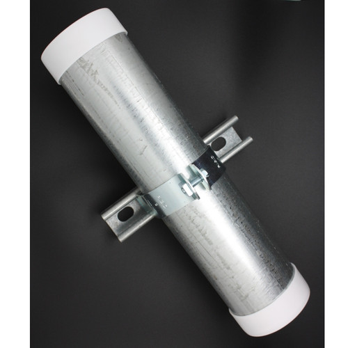 4" EMT Conduit Pre Cut 15" for Cable Installations with Caps and Unistrut Hanger