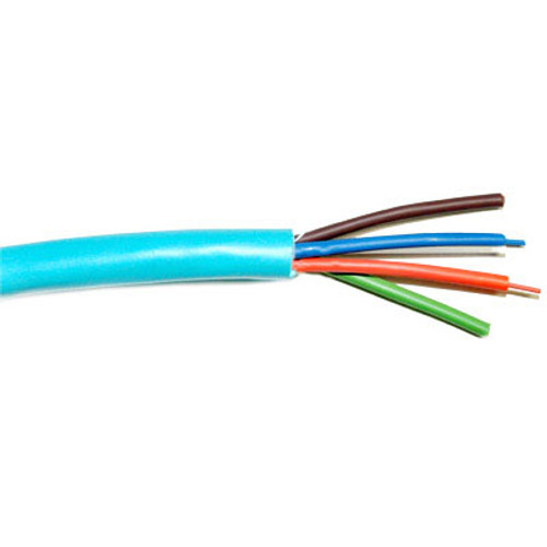 Crestron Fiber 4 Strand OM3 50/125 MM Non Plenum Teal 1000'