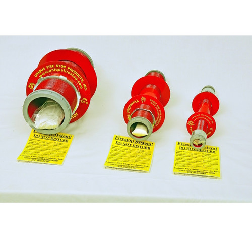 Threaded Firestop Sleeve System Threaded Firestop Sleeve System