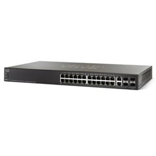 Cisco SG500-28MPP 28-Port Gigabit Max PoE+ Stackable Managed Switch