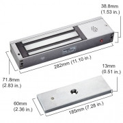 356-1200BZLED | Single | Door | Magnetic | Lock | with | LED