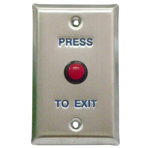 Request to Exit Small Red Button LED Light Normally Open
