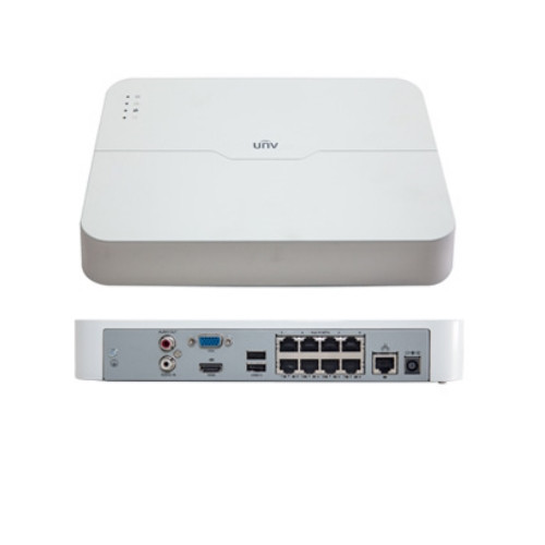Uniview NVR301-08LX-P8 8ch IP 4K NVR System 1SATA HDMI VGA Output