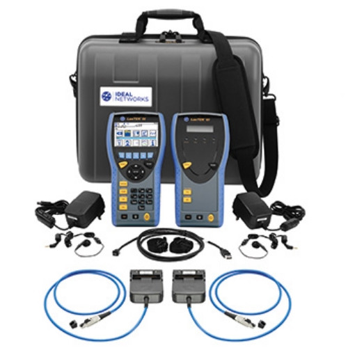 Ideal R161003 LanTEK III-500MHz Data Cable Certifier Category 6A with CAT 6A Link Adapters Ideal R161003 LanTEK III-500MHz Data Cable Certifier Category 6A with CAT 6A Link Adapters