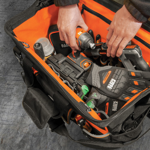 Klein | 55469 | Tradesman | Pro | Wide-Open | Tool | Bag | 1680d