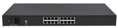 Intellinet, 561464, 16, Port, Rear, Panel, Gigabit, Ethernet, AV