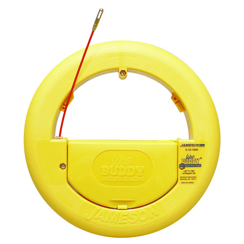 100 ft. x 1/8 inch Wee Buddy Fish Tape Fiberglass Rod with Accesory Kit