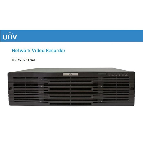 Uniview NVR516-64 64 Channel NVR 16 HDD 10TB 4K HDMI Uniview NVR516-64 64 Channel NVR 16 HDD 10TB 4K HDMI