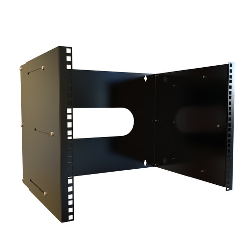 Rack Basics RB-AWR8 8U Adjustable Depth Wall Rack 15" to 21" Rack Basics RB-AWR8 8U Adjustable Depth Wall Rack 15" to 21"