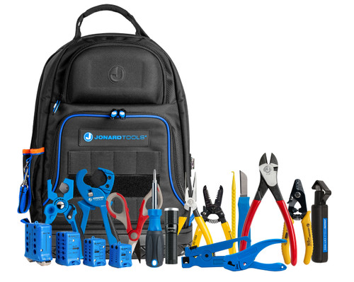 Jonard TK-179B Advanced Backpack Fiber Prep Kit