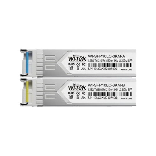 Single Mode SFP LC Simplex Transceiver Compatible with Most 1G SFP Ports Pair Single Mode SFP LC Simplex Transceiver Compatible with Most 1G SFP Ports Pair
