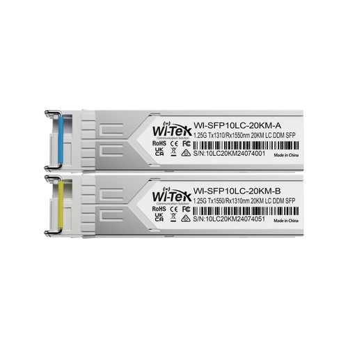 Single Mode SFP LC Simplex Transceiver Compatible with Most 10G SFP Ports Pair Single Mode SFP LC Simplex Transceiver Compatible with Most 10G SFP Ports Pair