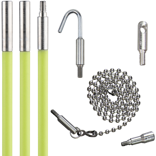 Snake a Wall in the Dark with the Klein Glow Fish Mid Flex Set